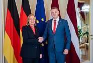 Speaker Smiltēns to President of German Bundestag: We are close allies in field of security