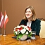 Zanda Kalniņa-Lukaševica tiekas ar Austrijas kandidātu Cilvēktiesību komisāra amatam