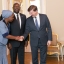 Andrejs Klementjevs tiekas ar Botsvānas vēstnieku