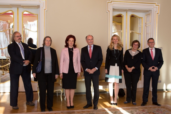 Solvita Āboltiņa tiekas ar Šveices Konfederācijas Federālās Asamblejas Augšpalātas Ārlietu komisijas delegāciju