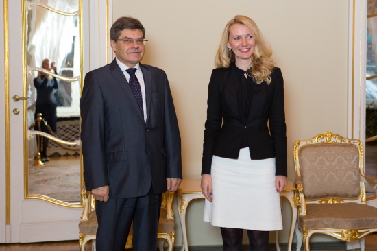 Ineses Lībiņas-Egneres tikšanās ar Polijas vēstnieku 