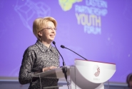 Saeimas priekšsēdētāja atklāj Austrumu partnerības Jaunatnes forumu