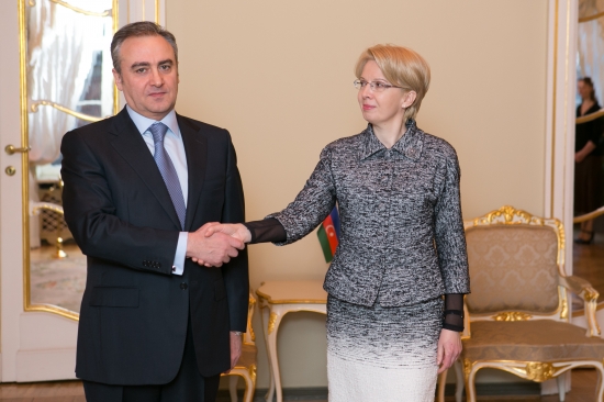 Ināra Mūrniece tiekas ar Azerbaidžānas vēstnieku