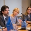 Edvards Smiltēns tiekas ar Eiropas Parlamenta Rūpniecības, pētniecības un enerģētikas komitejas (ITRE) delegāciju