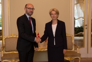 I.Mūrniece pateicas Dānijai par ieguldījumu Latvijas drošībā
