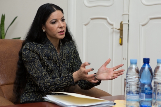 Lolita Čigāne tiekas ar Rumānijas parlamenta Deputātu palātas Eiropas lietu komisijas priekšsēdētāju