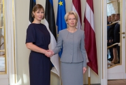 Ināra Mūrniece un Kersti Kaljulaida vienisprātis: Latvijas un Igaunijas prioritātes ir drošība, enerģētika un transports