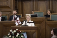Saeimas priekšsēdētāja Ināra Mūrniece: Latvijas nākotnei svarīga tautas kopība un vienprātība