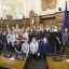 Rīgas Teikas vidusskolas skolēni iepazīst Saeimas darbu