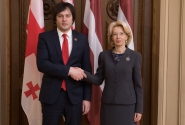 Mme Mūrniece et son homologue géorgien signent un mémorandum de partenariat stratégique entre la Lettonie et la Géorgie