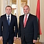 Gundars Daudze tiekas ar Baltkrievijas Republikas ārlietu ministru