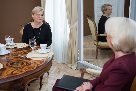 Ināra Mūrniece tiekas ar Somijas vēstnieci
