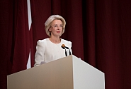 Ināra Mūrniece on 100th anniversary of Latvia: the path has always led towards the three stars: our land, our language and our state