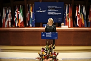 Ināra Mūrniece Strasbūrā: mums ir stingri jāiestājas par Ukrainu un starptautiskajām tiesībām