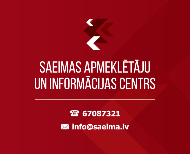 Saeimas Apmeklētāju un informācijas centra prezentācija