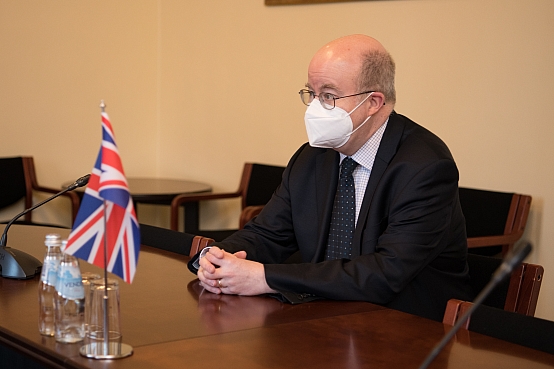 Rihards Kols tiekas ar Lielbritānijas un Ziemeļīrijas Apvienotās Karalistes vēstnieku