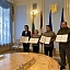 Baltijas valstu parlamentu priekšsēdētāji solidaritātes vizītē apmeklē Kijivu