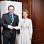Marija Golubeva tiekas ar Gruzijas parlamenta Ārlietu komisijas priekšsēdētāju