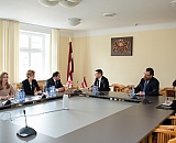 Juris Rancāns tiekas ar Gruzijas parlamenta Ārlietu komisijas priekšsēdētāju