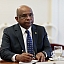 Ināra Mūrniece tiekas ar Apvienoto Nāciju Organizācijas 76.sesijas Ģenerālās asamblejas prezidentu un Maldīvijas Republikas ārlietu ministru