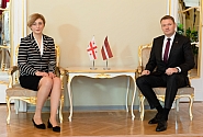 Saeimas priekšsēdētājs: Gruzija var rēķināties ar Latvijas atbalstu ceļā uz Eiropas Savienību un NATO