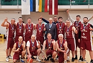 Latvijas parlamentāriešu komanda triumfē un iegūst Baltijas Asamblejas ceļojošo kausu basketbolā