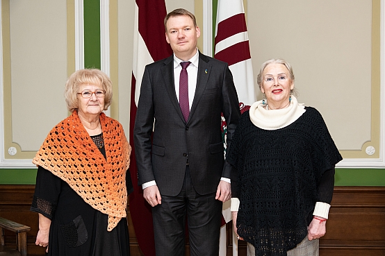 Edvards Smiltēns tiekas ar Latvijas Pensionāru federācijas pārstāvēm