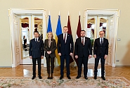 Le Président de la Saeima à la vice-présidente de la Rada: nous soutiendrons l’Ukraine jusqu’à sa victoire  