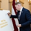 Saeimas priekšsēdētājs Edvards Smiltēns tiekas ar videocikla “Latvija izvēlas demokrātiju” varoņiem