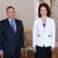 Solvita Āboltiņa tiekas ar Azerbaidžānas vēstnieku