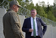 Saeimas priekšsēdētājs apmeklē Latvijas-Baltkrievijas pierobežu