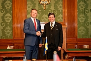 Speaker Smiltēns to Swedish counterpart: Regional security is our top priority