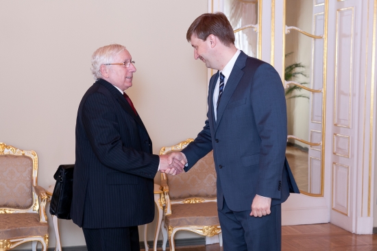 Andrejs Klementjevs tiekas ar Čehijas Republikas parlamenta deputātiem