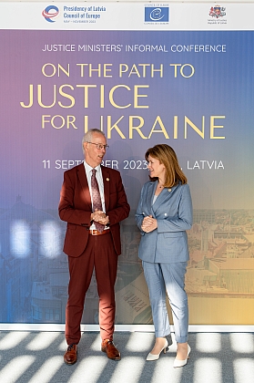 Zanda Kalniņa-Lukaševica tiekas ar EPPA prezidentu