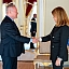 Zanda Kalniņa-Lukaševica tiekas ar Eiropas Savienības Pamattiesību aģentūras direktoru