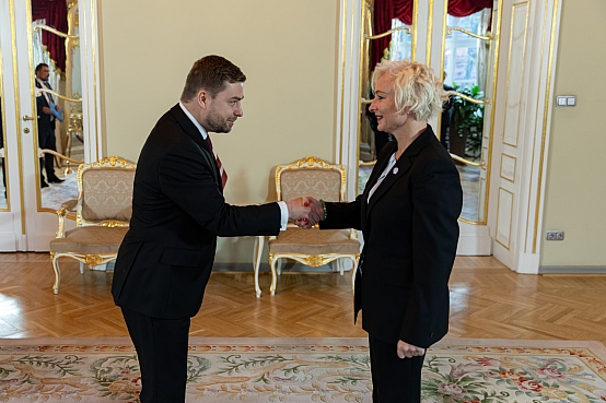 Daiga Mieriņa tiekas ar Ukrainas vēstnieku