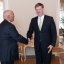 Andrejs Klementjevs tiekas ar Namībijas vēstnieku