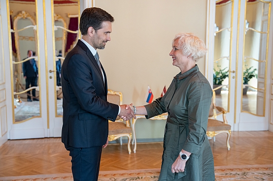 Daiga Mieriņa tiekas ar Slovākijas vēstnieku