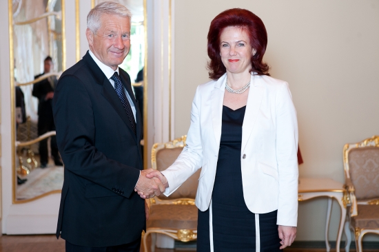 Solvita Āboltiņa tiekas ar Eiropas Padomes ģenerālsekretāru
