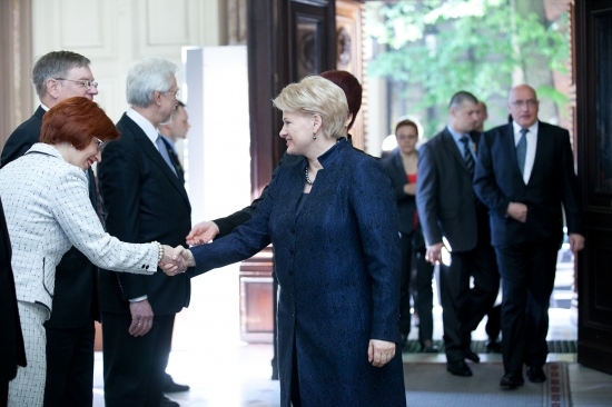 Solvita Āboltiņa tiekas ar Lietuvas Republikas prezidenti