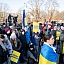 Ukrainas atbalsta mītiņš pie Brīvības pieminekļa