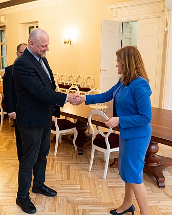 Zanda Kalniņa-Lukaševica tiekas ar Gruzijas opozīcijas pārstāvjiem