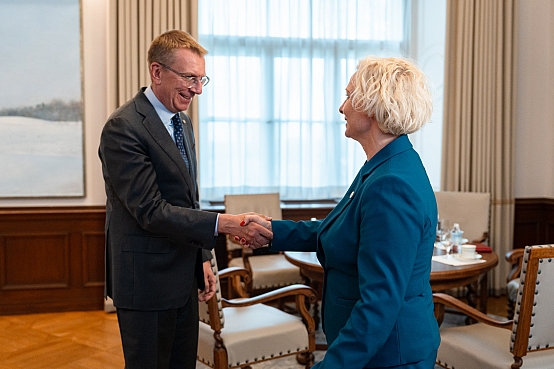 Daiga Mieriņa tiekas ar Valsts prezidentu
