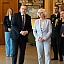 Daiga Mieriņa un Kanādas vēstnieks apmeklē izstādi “Kanāda un Latvija: kopā stiprākas NATO”