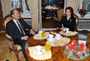 Saeimas priekšsēdētāja Solvita Āboltiņa tiekas ar Krievijas vēstnieku 