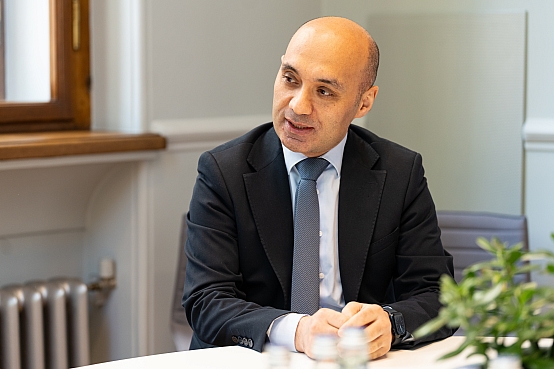 Ingrīda Circene tiekas ar Azerbaidžānas Republikas parlamenta delegācijas vadītāju