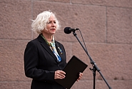 Speaker Mieriņa wishes Ukraine a just and lasting peace on Independence Day