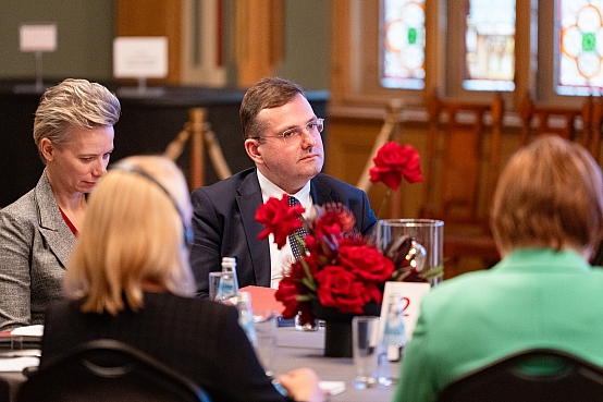 Zanda Kalniņa-Lukaševica piedalās Augstākās tiesas konferencē