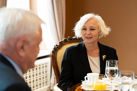 Daiga Mieriņa tiekas ar Lietuvas vēstnieku