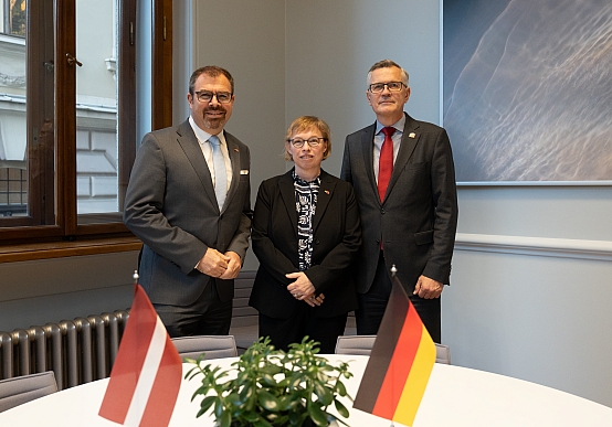 Ainars Latkovskis tiekas ar Vācijas Federatīvās Republikas Ārlietu ministrijas valsts ministru